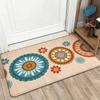 Bohemian Mandala Doormat Boho Home Decor Entrance Welcome Mat Tropical Pattern Dirt Trapping Rug 40x60cm Utility Mat