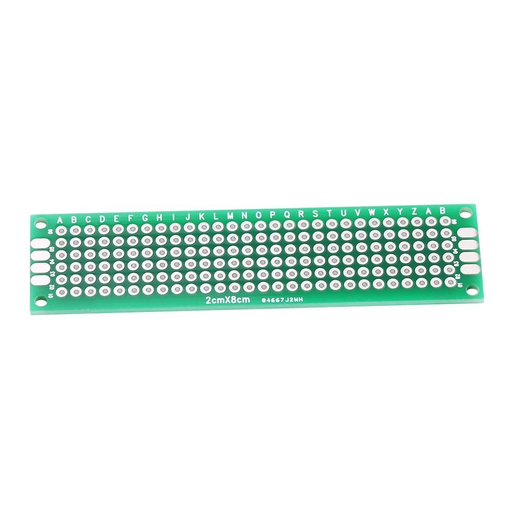 10 Piece 2cm X 8cm Double Sides Prototyping DIY Soldering Universal PCB Circuit Board