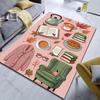 Interesting Daily Necessities Print Carpet for Bedroom Living Room Bedside Sofa Floor Mat Modern Home Decor Area Rug