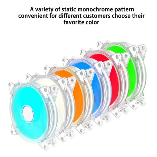 Ventilátor RGB Hydraulické ložisko Rychlé chlazení