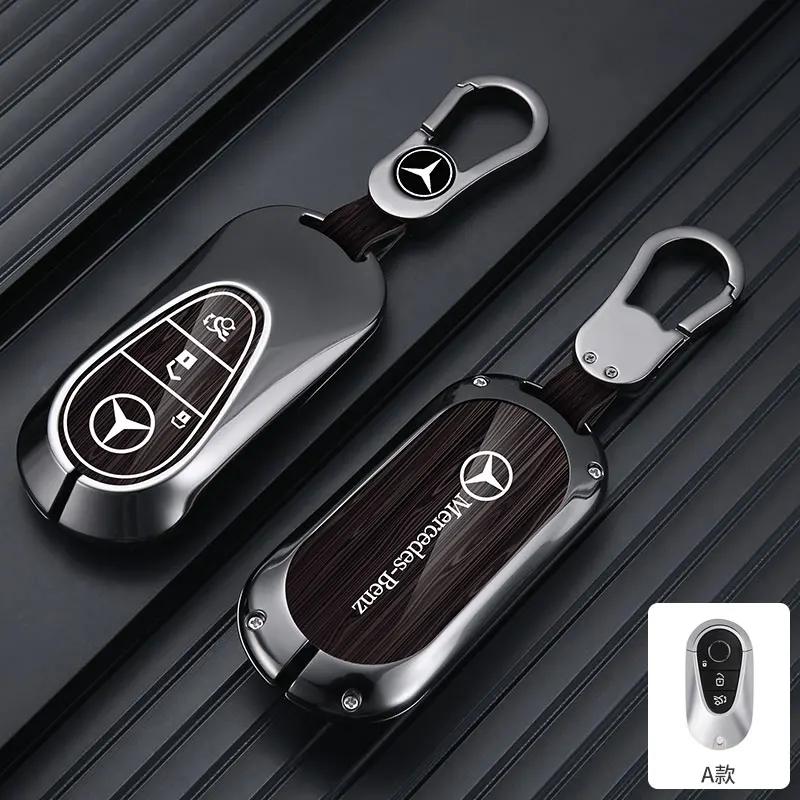 FIQ4  New 2025 Car Remote Key Cover Case Shell Fob For Mercedes Benz 2021 C /S Class W223 W206 S350L S400L S450L S500L Key Cover Case