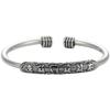 Vintage Engraving Six-Word Mantra Cuff Bracelet For Men Women Fashion New Trendy Jewelry Couple Gift Party Glamorous