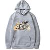Japanese Animation Autumn Hoodie Fashion Design Men's Women's Sweatshirt Fleece Oversized Couples Streetwear Hoodies