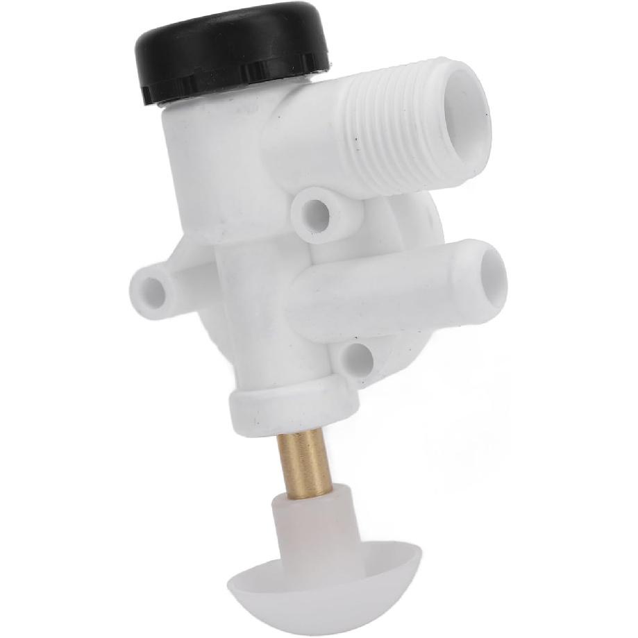 KIMISS RV Water Valve Kit Leak Resistance Plastic 385314349 Camper Toilet Valve Kit Replacement 210 510 706 709 748 for Pedal Flush RV Toilet Repair