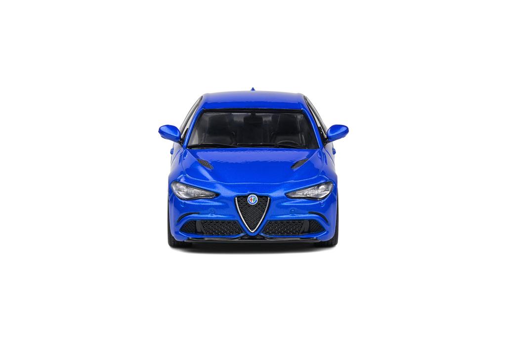 Solido Alfa Romeo Giulia 1/43 Scale Diecast Model Car, GIULIA QUADRIFOGLIO 2016 (Blue) [Parallel Import]