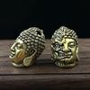 Brass Half Devil Half Buddha Face Knife Bead Diy Umbrella Rope Edc Paracord Bracelet Accessories Woven Lanyard Pendant Religious