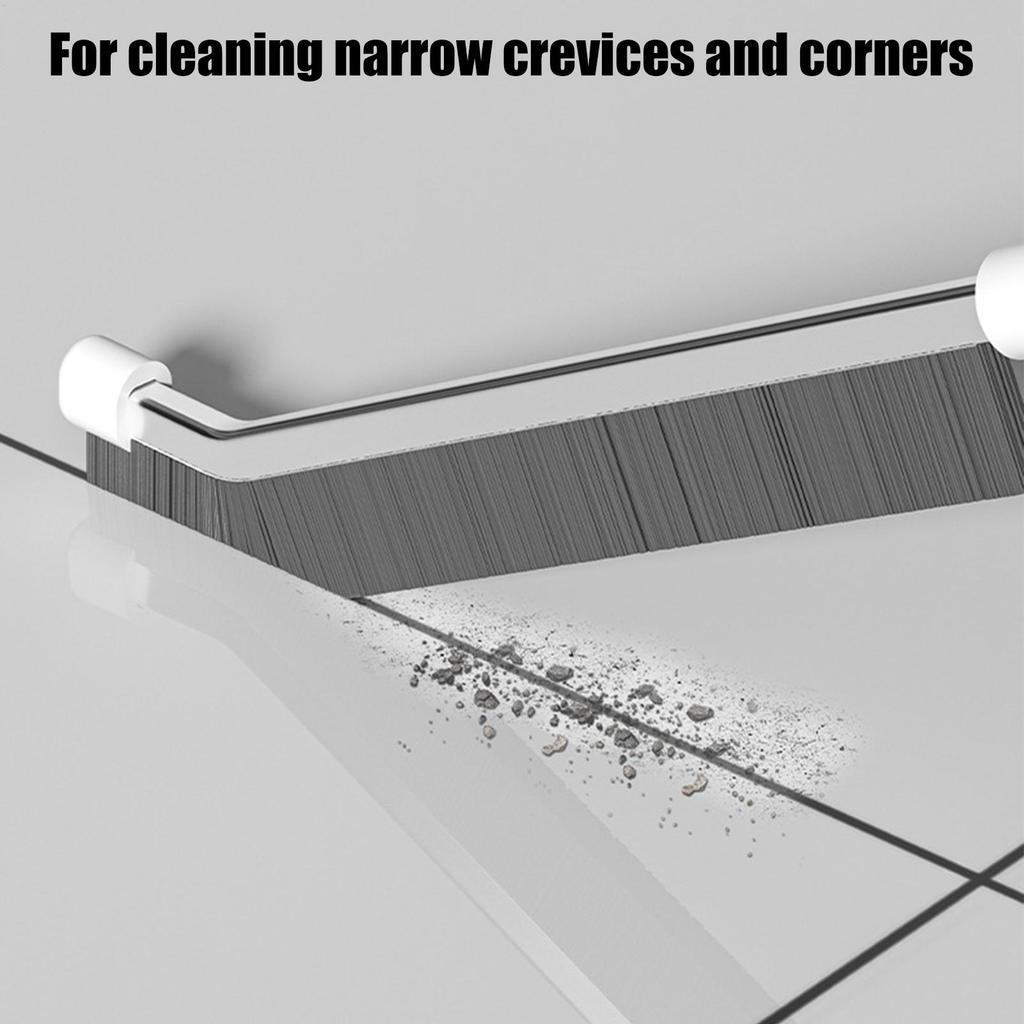 2 pcs Bathroom Tile Groove Gap Cleaning Brush Kitchen Bathroom Fan Window Rails Cleaner Brush Cleaning Tool For Home Hotel