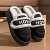Winter new women's outer wear thick-soled heightening plush warm fashion plush one-pedal cotton shoes