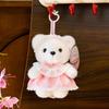 Cartoon Bunny Plush Keychain With Soft Fabric For Girls And Kids Gift