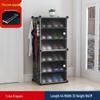 Foldable Multi-layer Shoe Rack: Vertical Wall-mounted Storage Cabinet for Students and Dorms