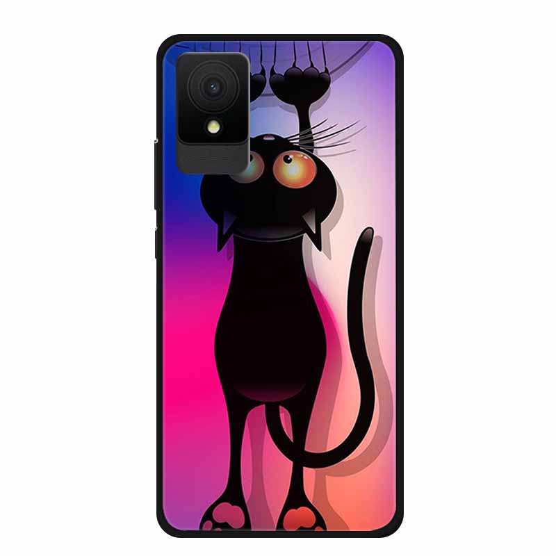 For TCL 501 Case Luxury TPU Soft Silicone Back Cover Phone Cases for TCL501 6 Inches T433D Protective New Bumper Lovely Funda
