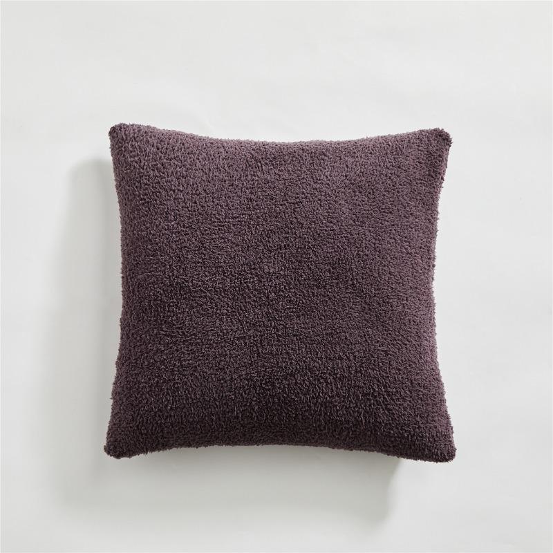 Nordic solid color knitted pillowcase home soft accessories pillow cover, excluding pillow core 45x45cm