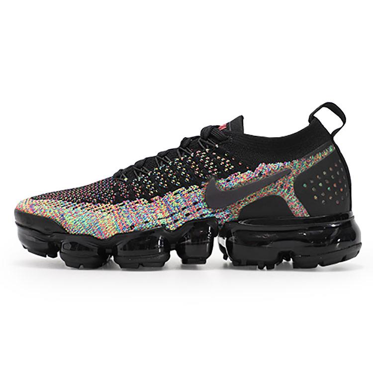 

Nike Air VaporMax Flyknit 2 Black Multi Color Women s 942843-015 36.5