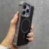 Magnetische Luxus Matte Rüstung Stoßfeste Hülle Für iPhone 17 15 14 13 12 11 16 Pro Max Plus Telefon Kabelloses Laden Für Magsafe Abdeckung