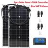 300W/600W Solar Panel 18V Flexible Solar Cell 10A-100A Controller Suitable For Mobile Phone Car RV Camping Solar Plate Charger 4