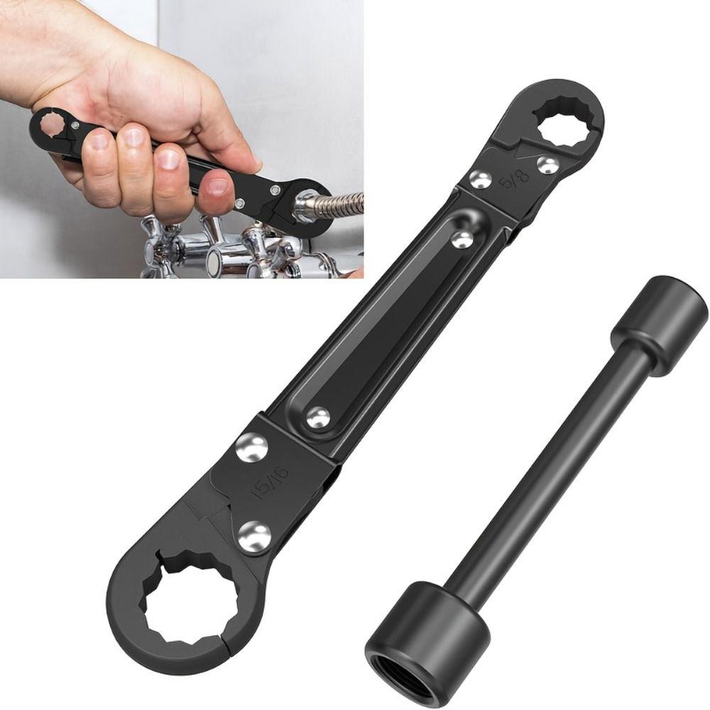 Carbon Steel Material Tire Auto Repair Wrench Pipe Faucet Wrench  Auto Repair