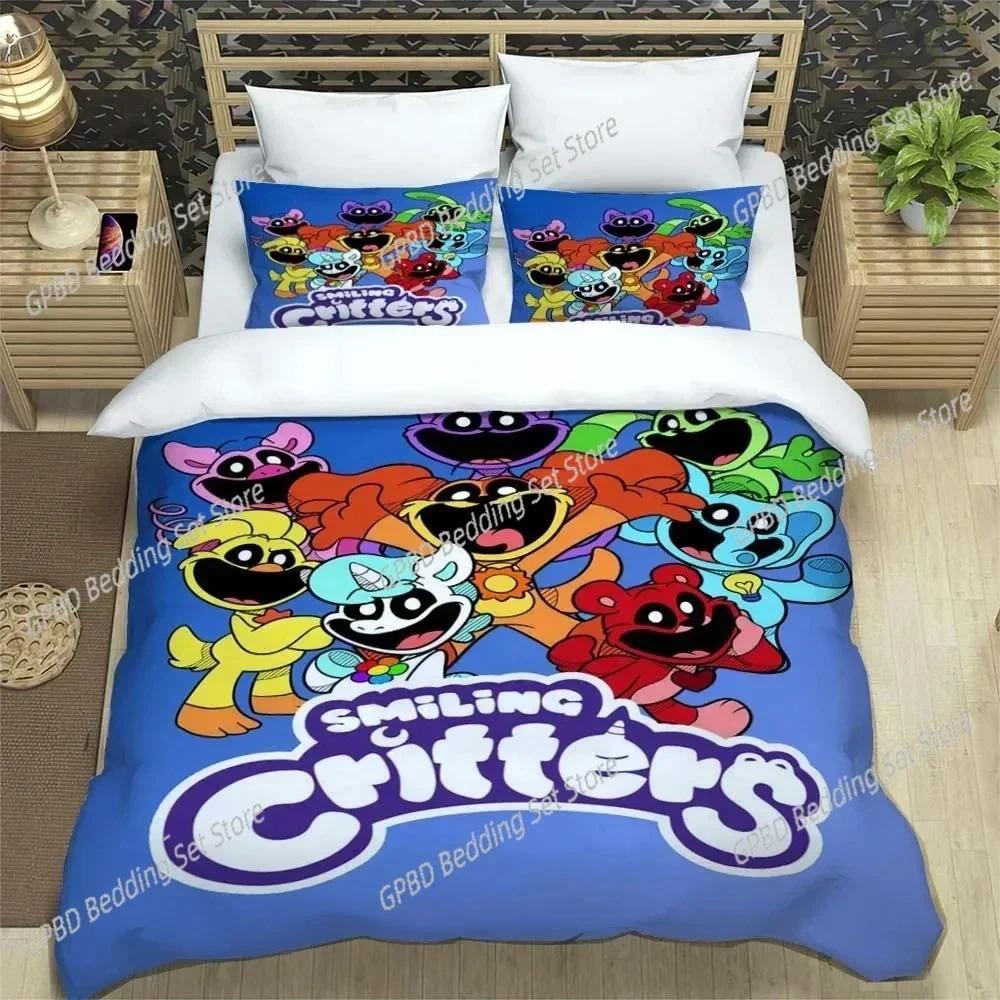 Spiel Regenbogen Freunde 3D cartoon printed bedding for Boys Customized King size bedding set Queen bedding set