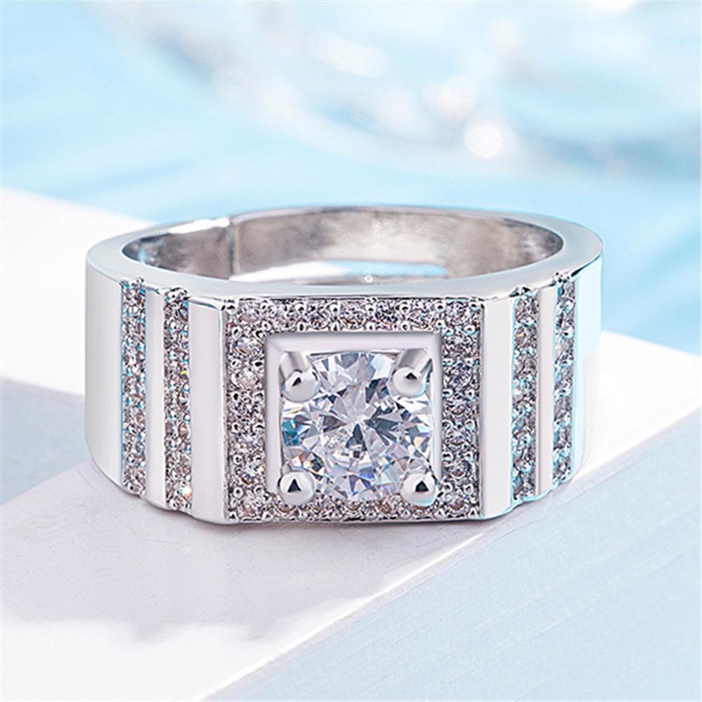S925 silver ring couple ring accessories wedding ring simple men and women jewelry