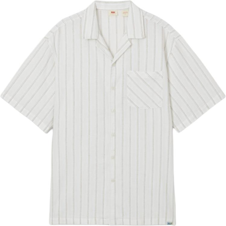 Levis Loose Soft Comfortable Striped Polo Shirt Men shirts 003L8-0000