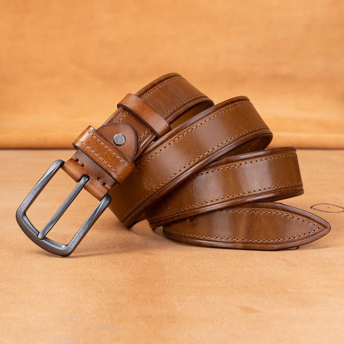 Men s Starry Sky Embossed Cowhide Leather Belt - Luxury Fashion Business Casual Waist Accessory 120 cm