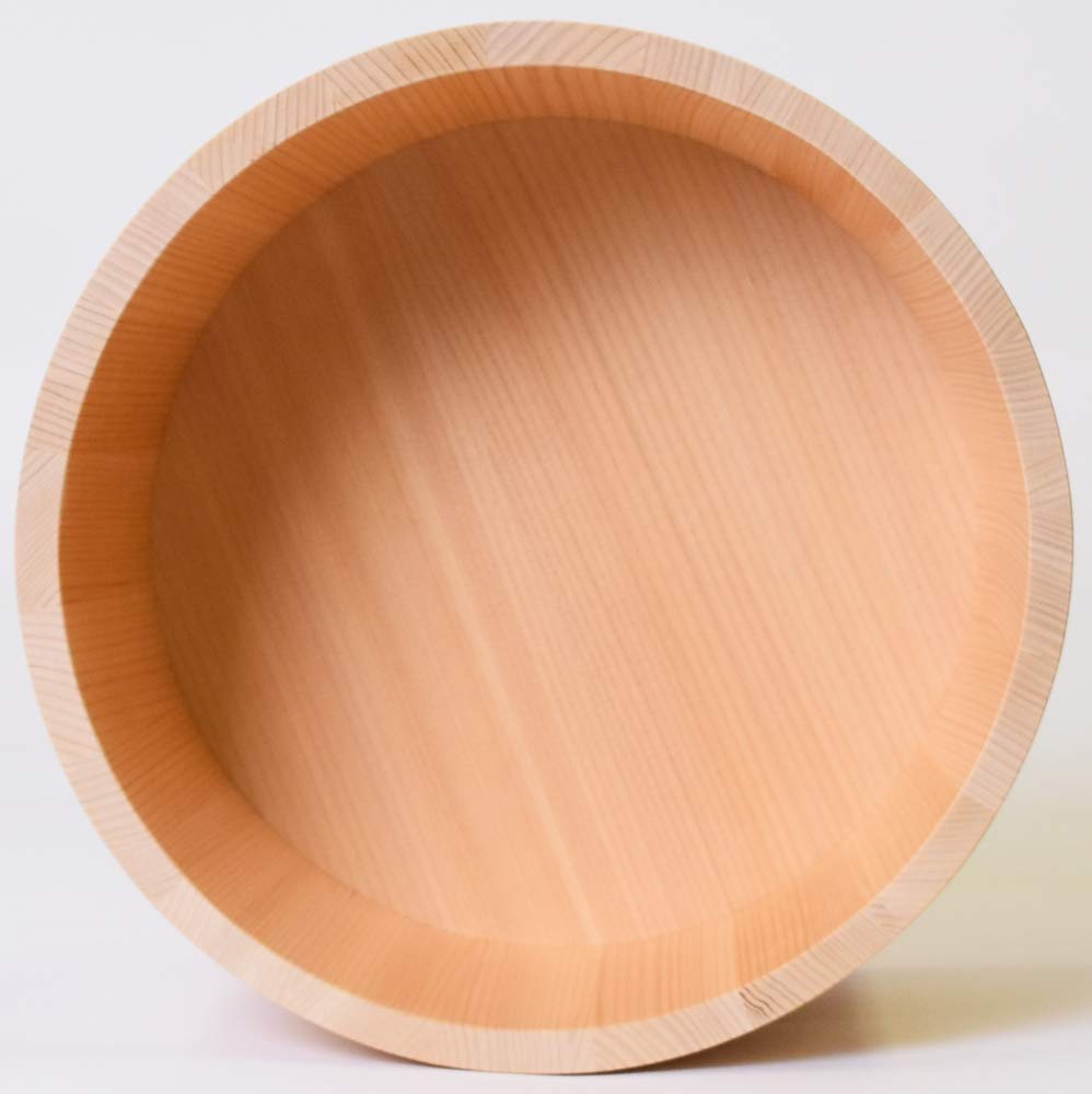 Kiso Crafts Water Made In Wooden Sawara Round Copper Hoop Bottle, Japan, Bath, (Small), 22.5cm