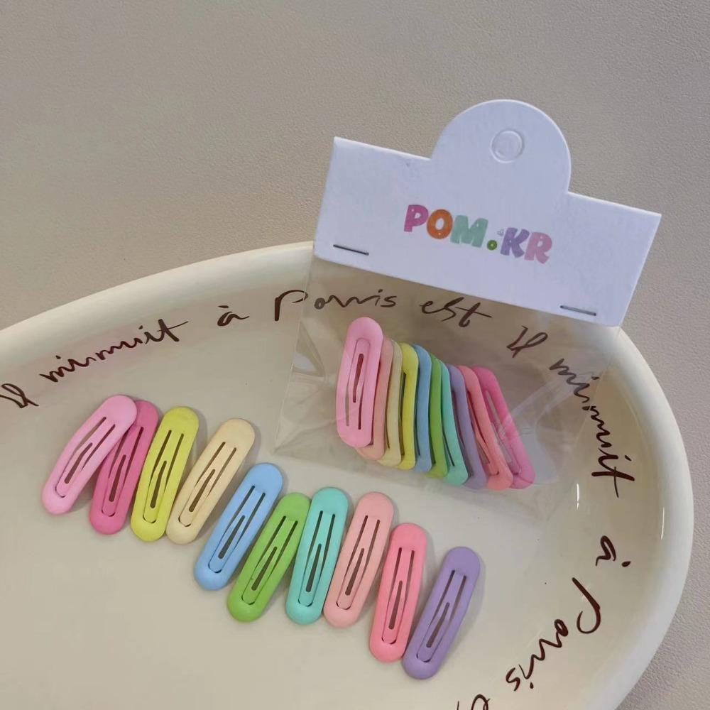 10pcs Candy Color Bobby Pins 3cm-5cm Small Metal Hair Clips Children's Hair Accessories