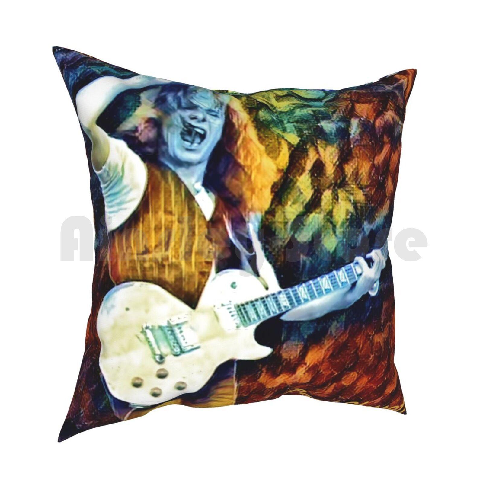 Paul Kossoff Live In Concert Poster Pillow Case Printed Home Soft DIY Pillow Cover Paul Kossoff Free Free Band England 30x30cm 12x12in