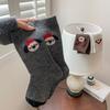 Red Hat Puppy Wool Socks, Thick and Warm Mid-calf Socks, Thick Socks, Cartoon Boneless Socks