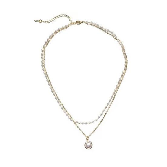 Women Faux Pearl Choker Beaded Choker Elegant Necklace Dainty Retro Necklace Gift for Wife Girlfriend Daily Wear Party Date Jewelry