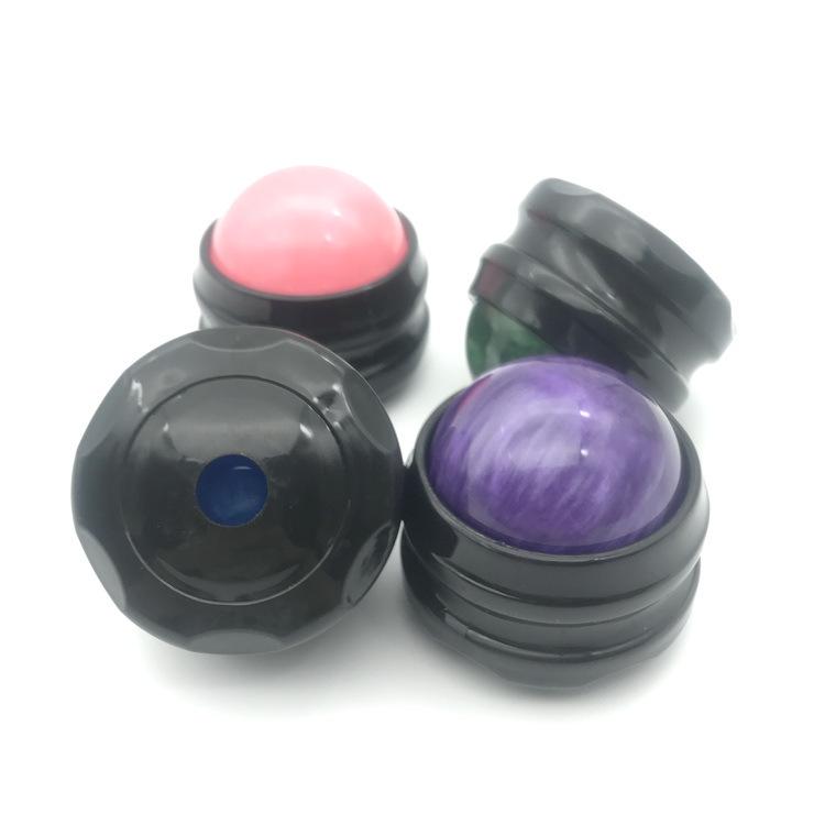 Ball Handheld Deep Tissue Massager Resin Roller for Yoga Muscle Recovery Portable Fitness Equipment Trigger Point Relief