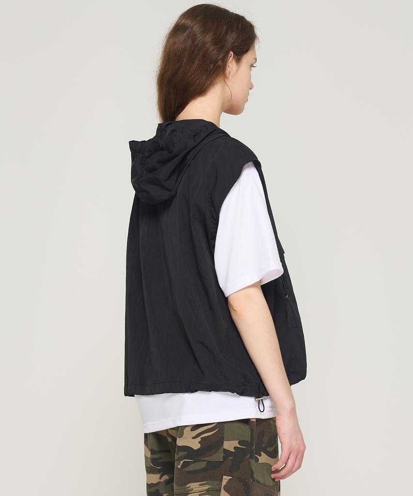 Cargobros For Woman Light Utility Hooded Vest (Black)