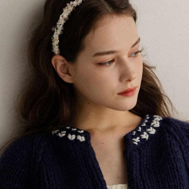 POHIES HANDMADE TWEED HAIRBAND-3color