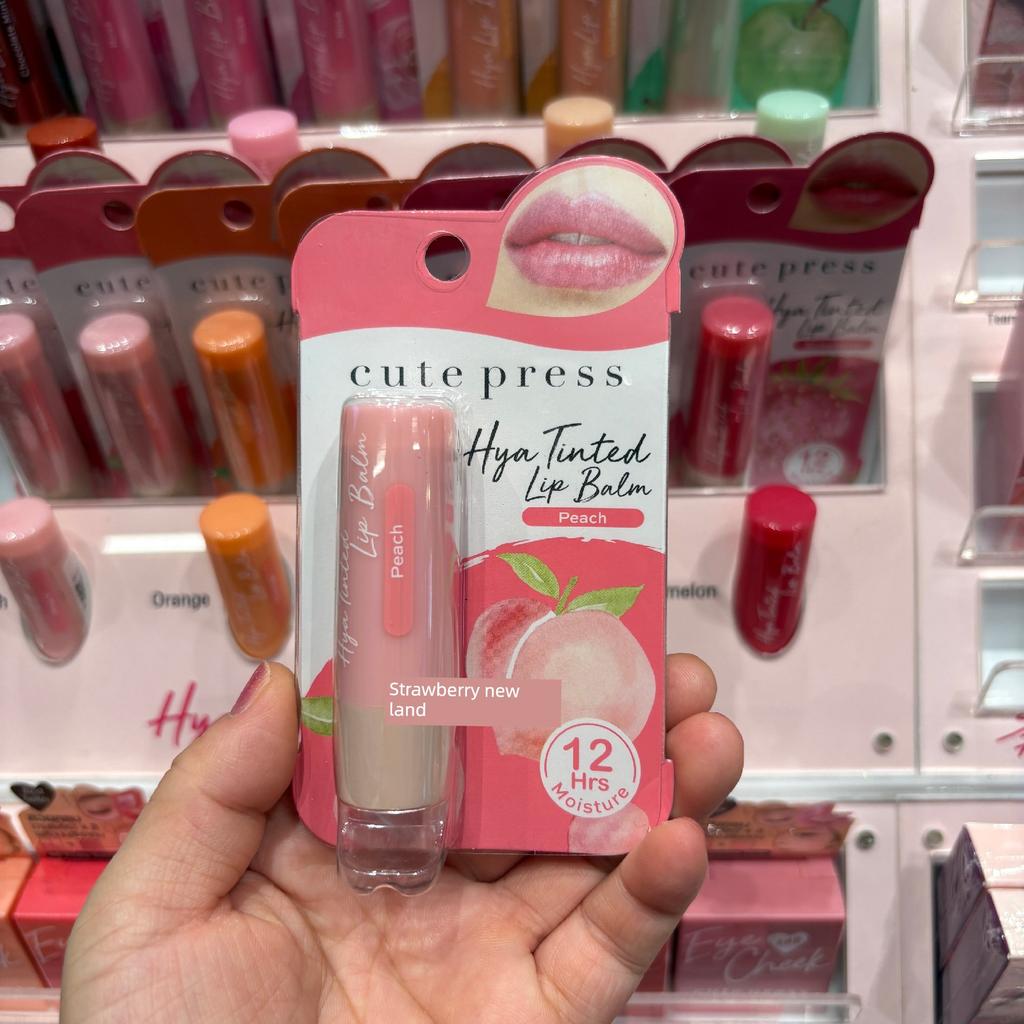 In Stock Thailand Cute Press Hya Tinted Lip Balm 3.7g
