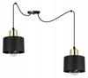 MODERN CEILING HANGING LAMP BLACK LED LAMP