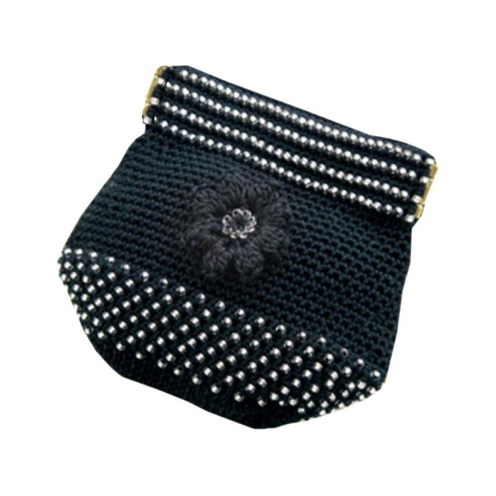 Olympus Thread Emmy Grande Bead Crochet Kit Flower Pouch (Black) EG-109 941002