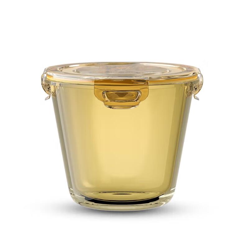 VISIONS Corning Amber Round Food Storage Container