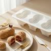 Stampo per Torta Mousse di Arachidi in Silicone per Uso Alimentare 3 Celle Stampo da Forno Nuovo Stampo per Cioccolato Strumenti da Forno