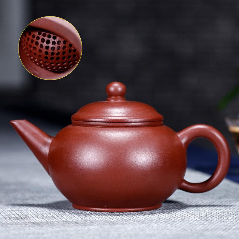 Handmade Yixing Zisha Da Hong Pao Teapot with Large Ball Hole