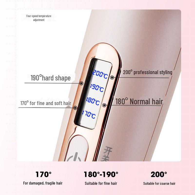 Kangfu Dual-Purpose Mini Curling & Straightening Iron for Hair Care