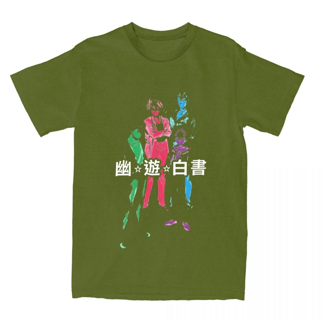 Mode Yu Yu Hakusho Aku No Mazoku T-Shirt Herren Damen 100% Baumwolle T-Shirts Bedruckte Kleidung