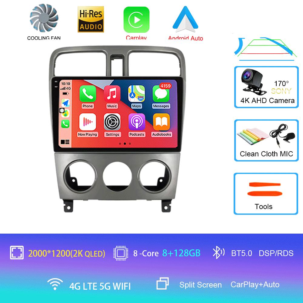 Android 14 For Subaru Forester Spoiler 2004 2005 2006 2007 2008 Radio Multimedia Video Player Navigation GPS WIFI BT DSP Stereo