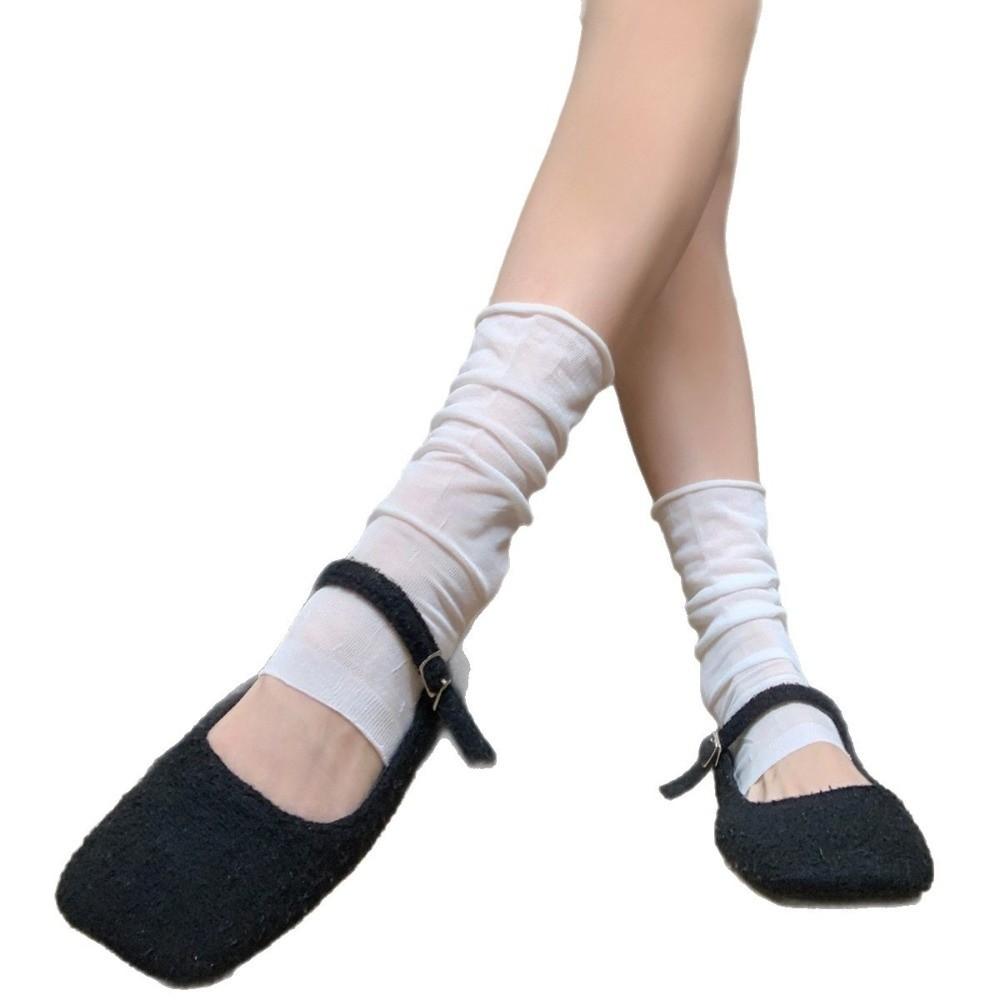 Atmungsaktive Lolita Socken Dünne Halbfußsocken Neue Beinstulpen Frühling Sommer