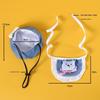 1/2Pcs Cartoon Plaid Cowboy Teddy Bear Rabbit Pet Beret Bib Lace Bow Pet Decoration Set Cats Dogs Pet Clothing Accessories