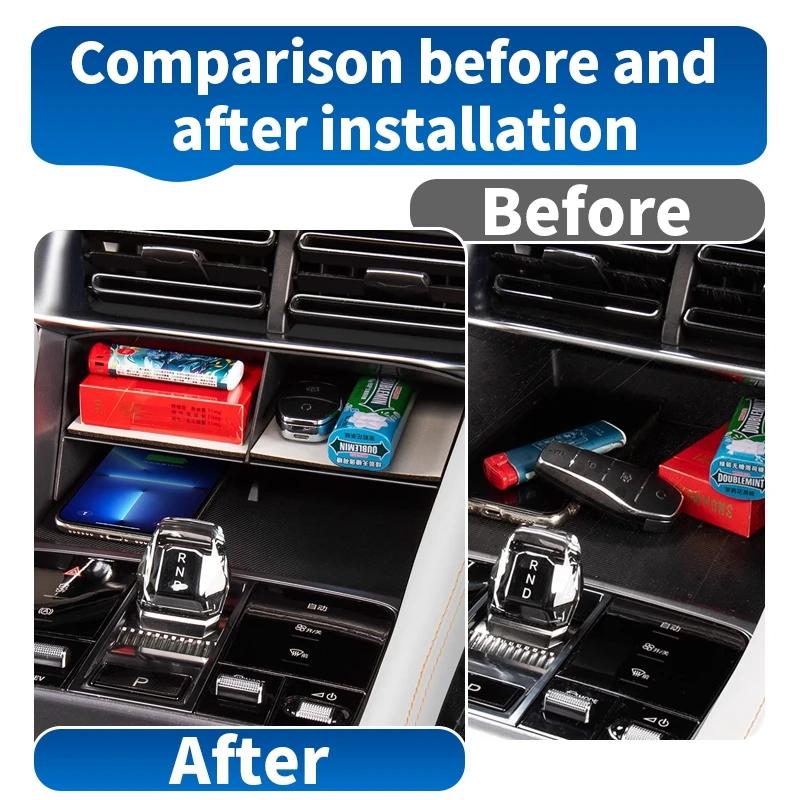 Für Byd Song Plus Seal U Dmi Ev 2020-2025 Mittelkonsole Vordere Aufbewahrungsunterteilungsbox Auto Armaturenbrett Organizer Multifunktionsbox