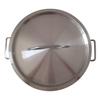STAINLESS STEEL POT 30.5 cm GASTRO POT 22L WITH METAL LID