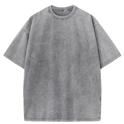 Y2K Solid Color Gym Cotton Washed Women T-Shirt Casual Loose T Shirt Crewneck Summer Short Sleeve Running Streetwear