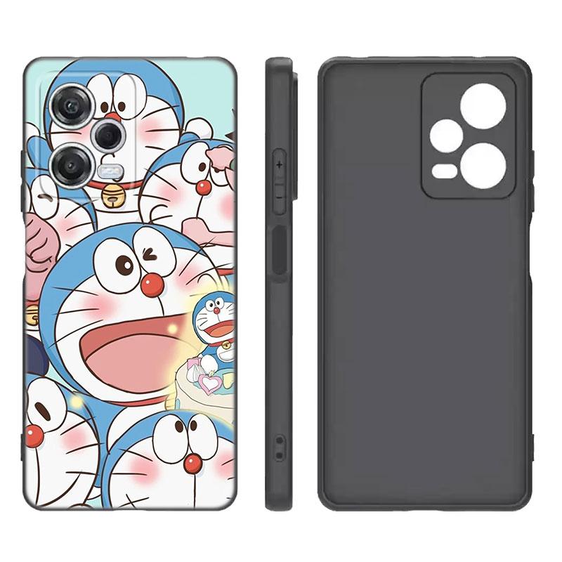 

Мультяшный аниме Дораэмон черный силиконовый чехол для телефона Xiaomi Redmi Note 9 10 11 11S 11T 12 13 Pro 5G Plus 9S 10S 12S Redmi Note13 ProPlus