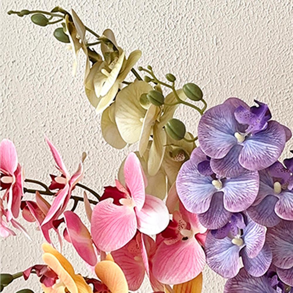 Customizable Floral Decor Fake Flower Decoration Phalaenopsis Artificial Flower