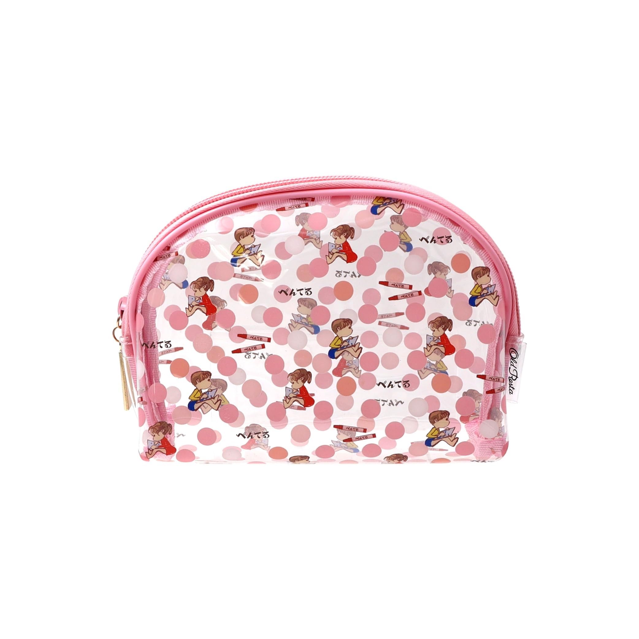

Makeup Case Clear Pouch Pink [Old Resta] розовый
