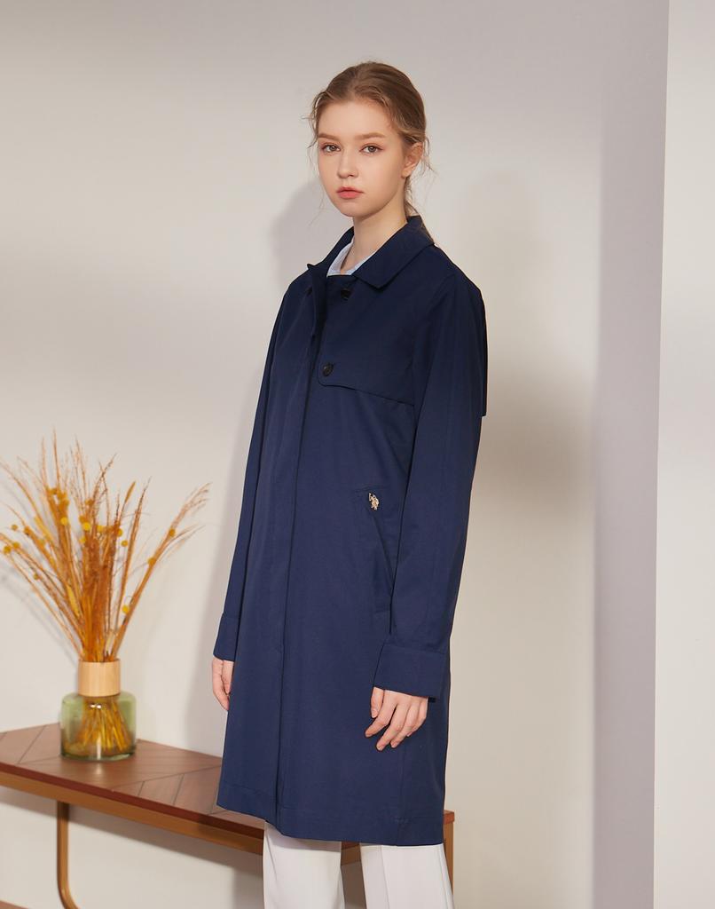 Uspoloassn White Label Trench Coat_Navy